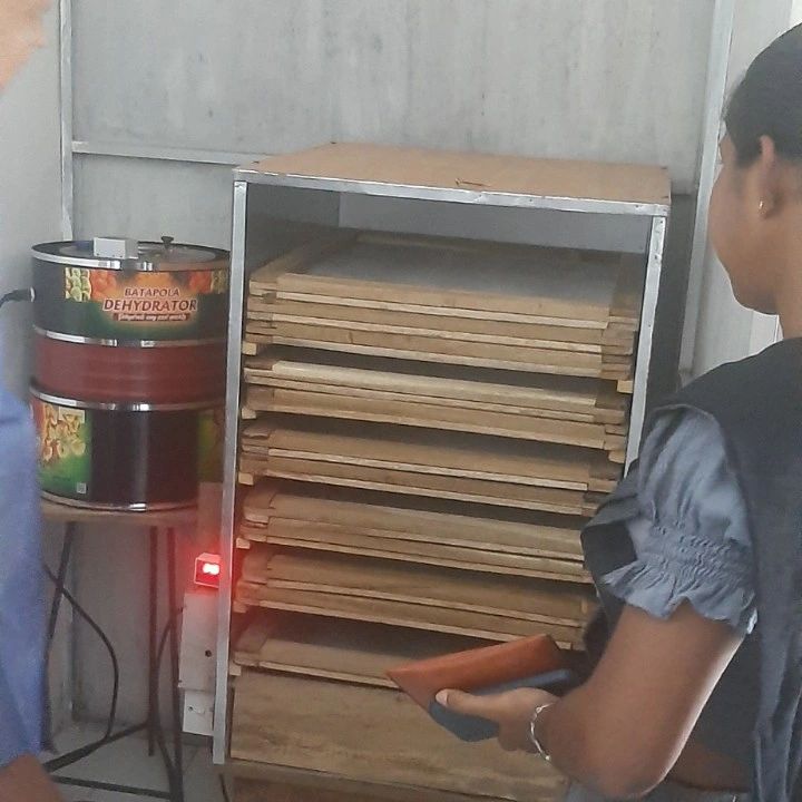 Visit to food dehydration center