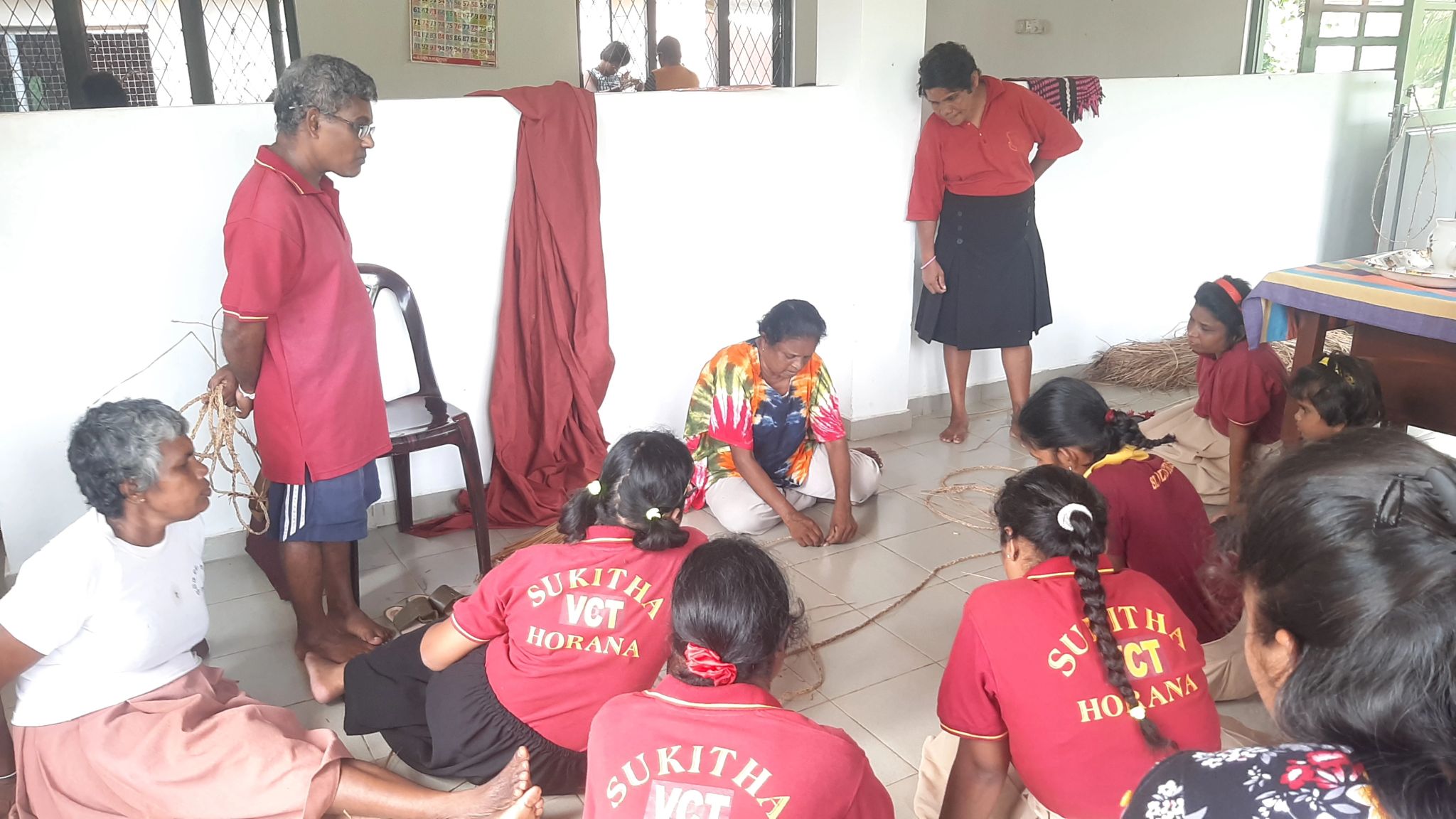 Establising a weaving center at Sukitha Children's home, Galpatha(special School and training center)